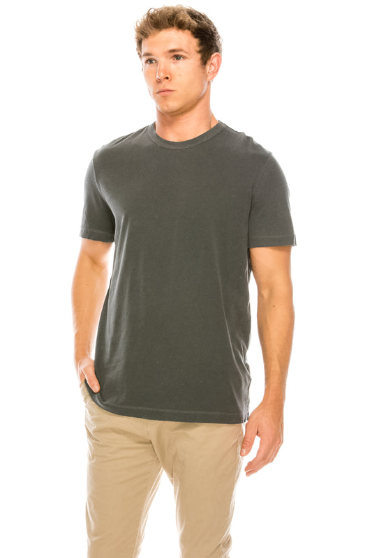 Classic Crew Neck T-Shirt with Binded Neckline