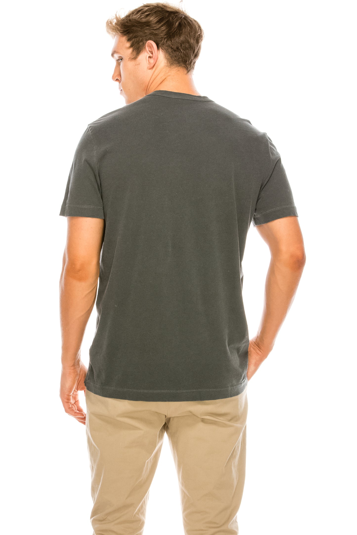 Classic Crew Neck T-Shirt with Binded Neckline