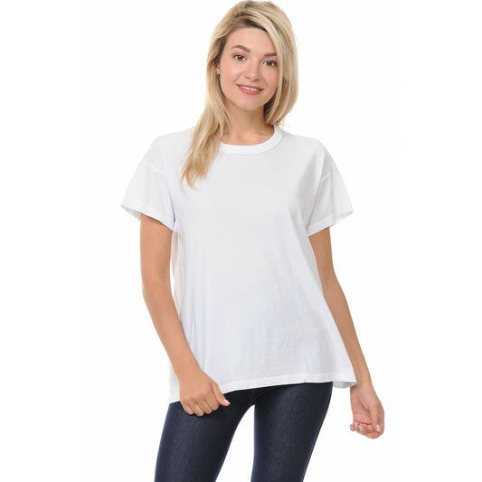 Relaxed Fit Crew Neck T-Shirt